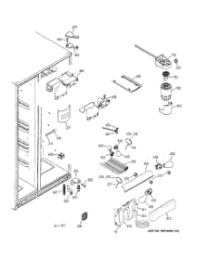 07 - Fresh Food Section parts for Ge Refrigerator DSS25KGTAWW from AppliancePartsPros.com