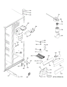 07 - Fresh Food Section parts for Ge Refrigerator GSS25KGTBBB from AppliancePartsPros.com