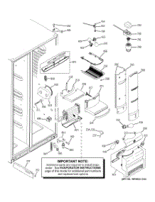 08 - Fresh Food Section parts for Ge Refrigerator PHE25PGTAFWW from AppliancePartsPros.com