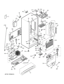 02 - Cabinet parts for Ge Refrigerator GBS22HBSBWW from AppliancePartsPros.com