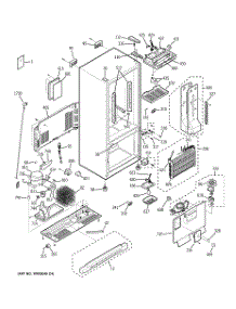 02 - Cabinet parts for Ge Refrigerator GBS20KBRCCC from AppliancePartsPros.com