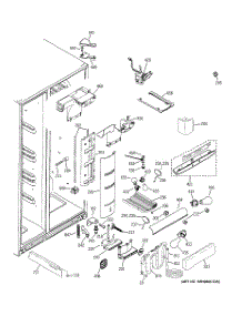 07 - Fresh Food Section parts for Ge Refrigerator GIE21YETAFBB from AppliancePartsPros.com