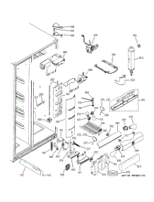 07 - Fresh Food Section parts for Ge Refrigerator GCU23MITAFBB from AppliancePartsPros.com