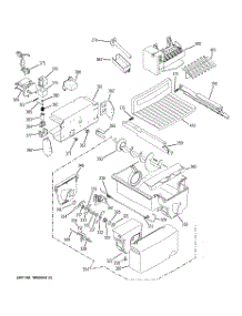 06 - Ice Maker & Dispenser parts for Ge Refrigerator GCE21YETAFWW from AppliancePartsPros.com