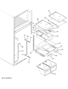 05 - Fresh Food Shelves parts for Ge Refrigerator GTS18WCPVRCC from AppliancePartsPros.com