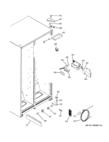 06 - Fresh Food Section parts for Ge Refrigerator GSE20IETAFBB from AppliancePartsPros.com