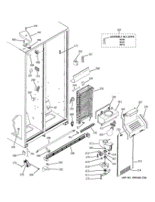 03 - Freezer Section parts for Ge Refrigerator GSS22IBTACC from AppliancePartsPros.com