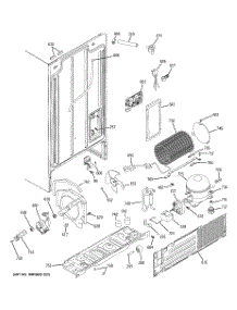 08 - Sealed System & Mother Board parts for Ge Refrigerator GSS20IETABB from AppliancePartsPros.com
