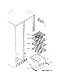04 - Freezer Shelves parts for Ge Refrigerator GSS22IBTAWW from AppliancePartsPros.com
