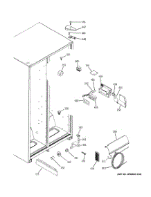 06 - Fresh Food Section parts for Ge Refrigerator GSE22KETAFBB from AppliancePartsPros.com