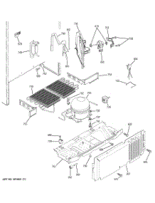 06 - Unit Parts parts for Ge Refrigerator GTS18DCPULWW from AppliancePartsPros.com