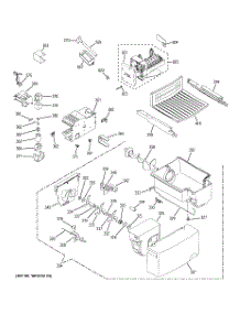 05 - Ice Maker & Dispenser parts for Ge Refrigerator GSE22KETAFWW from AppliancePartsPros.com