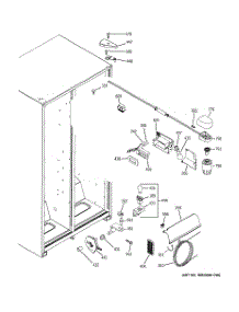 06 - Fresh Food Section parts for Ge Refrigerator BSS25JFTAWW from AppliancePartsPros.com