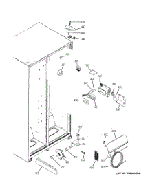 06 - Fresh Food Section parts for Ge Refrigerator GSS22JETABB from AppliancePartsPros.com