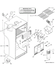 02 - Freezer Section parts for Ge Refrigerator GTS18SHSVRSS from AppliancePartsPros.com