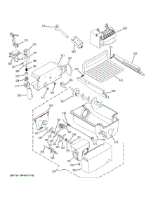 06 - Ice Maker & Dispenser parts for Ge Refrigerator GSS23WGTAWW from AppliancePartsPros.com