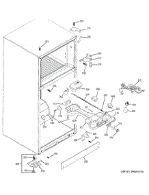 04 - Fresh Food Section parts for Ge Refrigerator GTH18JBRVRCC from AppliancePartsPros.com