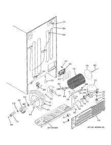 09 - Sealed System & Mother Board parts for Ge Refrigerator GSS25WSTASS from AppliancePartsPros.com