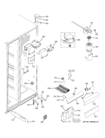 07 - Fresh Food Section parts for Ge Refrigerator GSS25QSTASS from AppliancePartsPros.com