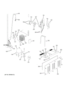 05 - Unit Parts parts for Ge Refrigerator GTS18TBSACC from AppliancePartsPros.com