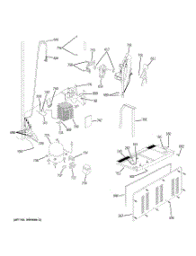 05 - Unit Parts parts for Ge Refrigerator GTS18TCSAWW from AppliancePartsPros.com