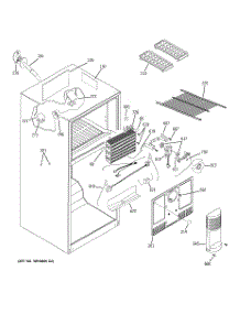 02 - Freezer Section parts for Ge Refrigerator GTS18TBSAWW from AppliancePartsPros.com