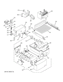 07 - Ice Maker & Dispenser parts for Ge Refrigerator PSG25SGMFCBS from AppliancePartsPros.com