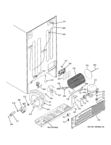 09 - Sealed System & Mother Board parts for Ge Refrigerator GSS25WSSASS from AppliancePartsPros.com
