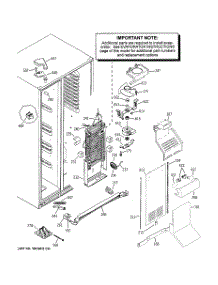03 - Freezer Section parts for Ge Refrigerator GSS23WSSASS from AppliancePartsPros.com