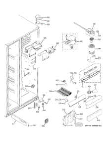07 - Fresh Food Section parts for Ge Refrigerator GSS25QSSASS from AppliancePartsPros.com