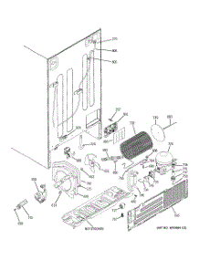 09 - Sealed System & Mother Board parts for Ge Refrigerator GSS25QSSASS from AppliancePartsPros.com