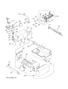 06 - Ice Maker & Dispenser parts for Ge Refrigerator GCG21IESBFWW from AppliancePartsPros.com