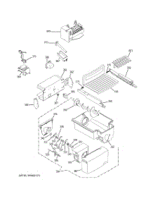 06 - Ice Maker & Dispenser parts for Ge Refrigerator GCR23UDPDWW from AppliancePartsPros.com