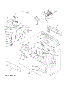 06 - Ice Maker & Dispenser parts for Ge Refrigerator GSC23LGRDWW from AppliancePartsPros.com