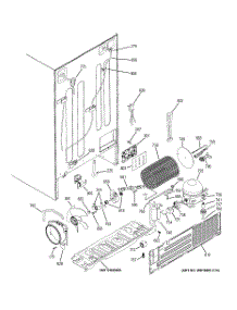 02 - Sealed System & Mother Board parts for Ge Refrigerator PCG23NGSBFWW from AppliancePartsPros.com
