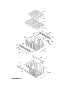 06 - Freezer Shelves parts for Ge Refrigerator PCG23NGSBFWW from AppliancePartsPros.com