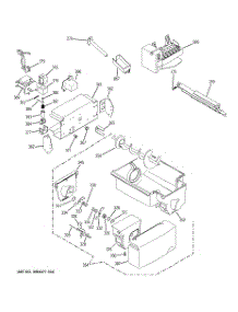 06 - Ice Maker & Dispenser parts for Ge Refrigerator GCG21YESBFBB from AppliancePartsPros.com
