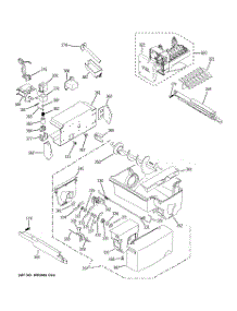 06 - Ice Maker & Dispenser parts for Ge Refrigerator GIG21IESBFWW from AppliancePartsPros.com