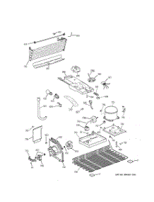 03 - Unit Parts parts for Ge Refrigerator GTR18ABSERWW from AppliancePartsPros.com