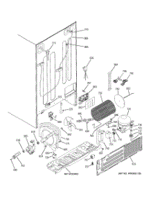 02 - Sealed System & Mother Board parts for Ge Refrigerator PSG25SGSBCSS from AppliancePartsPros.com