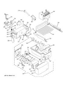 07 - Ice Maker & Dispenser parts for Ge Refrigerator PSG29SHSBCSS from AppliancePartsPros.com