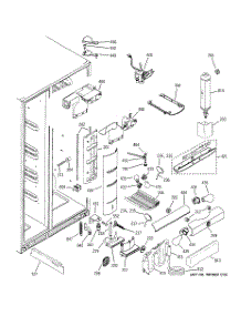 07 - Fresh Food Section parts for Ge Refrigerator GSG25MISBCWW from AppliancePartsPros.com