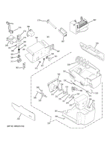 06 - Ice Maker & Dispenser parts for Ge Refrigerator GCG21ZESBFWW from AppliancePartsPros.com