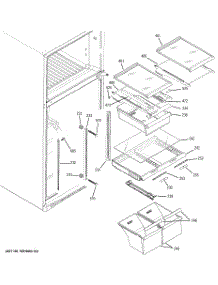 05 - Fresh Food Shelves parts for Ge Refrigerator GTS18SHSLRSS from AppliancePartsPros.com