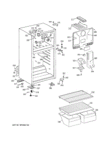 02 - Cabinet parts for Ge Refrigerator GTT18BBSARCC from AppliancePartsPros.com