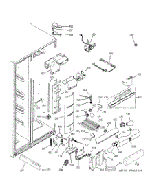 07 - Fresh Food Section parts for Ge Refrigerator GCG23MISBFBB from AppliancePartsPros.com