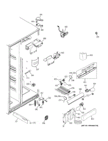 07 - Fresh Food Section parts for Ge Refrigerator GCG23YHSBFBB from AppliancePartsPros.com