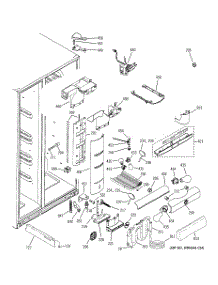 07 - Fresh Food Section parts for Ge Refrigerator GCG21SISBFSS from AppliancePartsPros.com