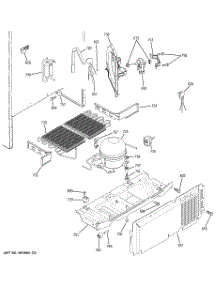 06 - Unit Parts parts for Ge Refrigerator GTS18JBPRRWW from AppliancePartsPros.com