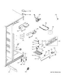 06 - Fresh Food Section parts for Ge Refrigerator GCK23LASAFCC from AppliancePartsPros.com